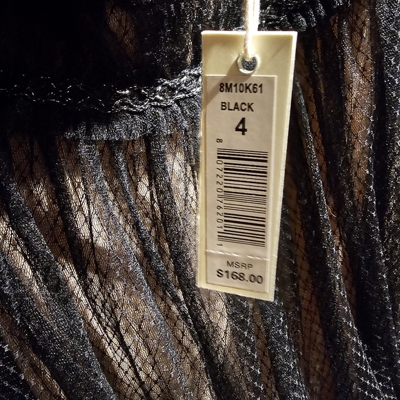 MAX STUDIO Halter Neck Tiered Mesh MIDI Dress - Picture 4 of 5